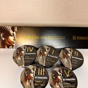 Golden Spa Pedicure Set – Gold